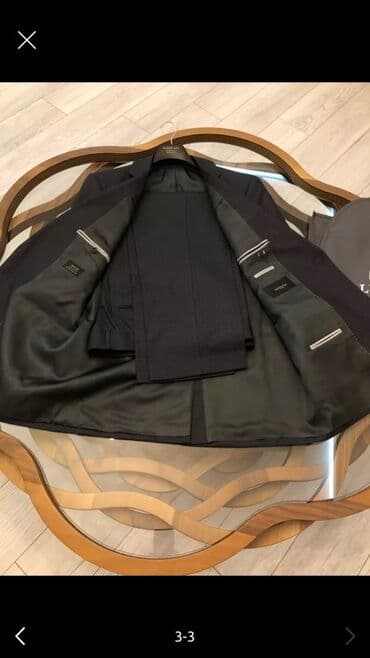 прокат мужских костюмов в баку: Мужской костюм, Демисезон, XL, цвет - Серый — 3