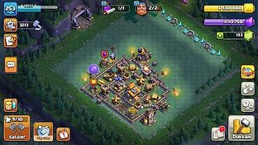 Clash of Clans oyun hesabı .her sey maksdı birdene pul yerleri max — 2