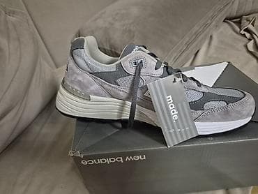 çəhrayı ayaqqabılar: New Balance 992 “Made” – boz/gümüş rəng palitrası ilə ikonik model — 4