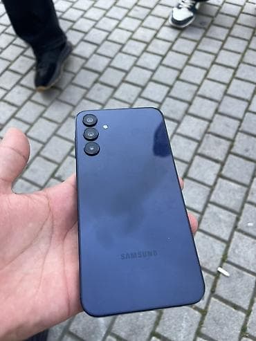 dvb t2 tv: Samsung Galaxy A15, rəng - Mavi, Barmaq izi — 1