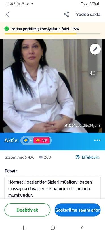 xacmaz masaj: Klassik masaj, Uşaqlar üçün, Kişilər üçün, Qadınlar üçün — 1