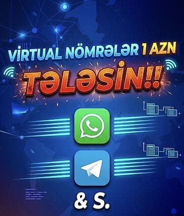 Tikinti və təmir: Virtual nömrələr – WhatsApp, Telegram və digər platformalarda — 1
