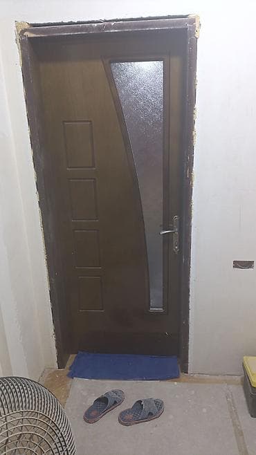 Qapılar və aksessuarlar: İşlənmiş Otaq qapısı 90x210 sm Üzlük ilə, Zəmanətsiz, Ünvandan götürmə — 2