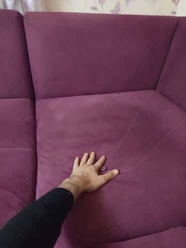 tək divan satışı: Künc divan, İşlənmiş, Açılan, Bazalı, Parça, Çatdırılma yoxdur — 7