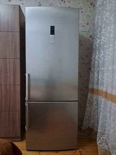 İşlənmiş 2 qapılı Beko Soyuducu Satılır, rəng - Boz, Dolab içi