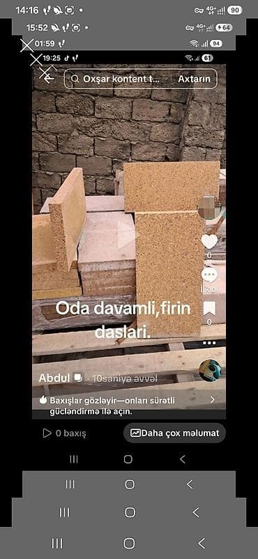 Firin daslari.1600 % dözümlü