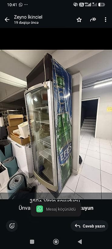 350₼ Vitrin soyuducu
Ünvan ag şəhər
7767 zeyno♥️ at lalafo.az 350₼ Vitrin soyuducu
Ünvan ag şəhər
7767 zeyno♥️