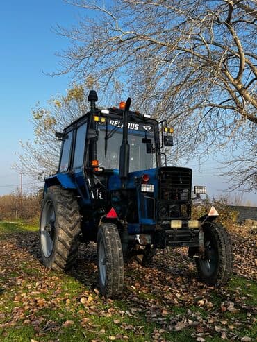 yer şumlayan texnika: Belarus MTZ traktor - Rəng: mavi, orijinal “BELARUS” yazıları və — 5
