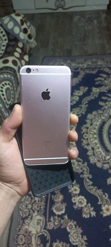 iphone 16 pro 2 el: IPhone 6s Plus, 128 GB, Matte Gold, Barmaq izi, Simsiz şarj — 3