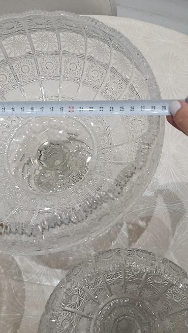 karaca bohemia crystal: Temiz cex xrustalidir 2balaca 1boyuk Yenidir islenmeyib.hal hazirda — 6