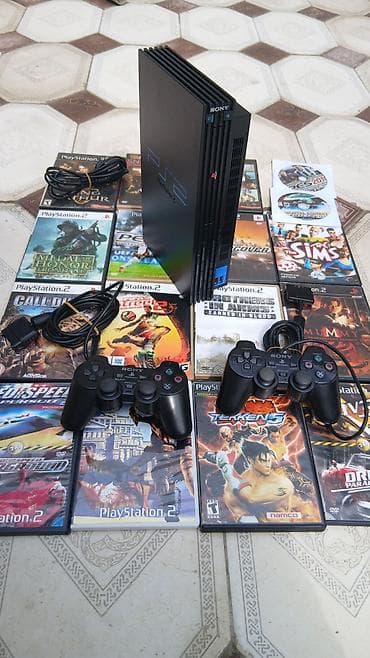 hard disk: #Playstation 2 Fat İdeal səliqəli vəziyətdə Disk Yeridə Rahat işləyir — 9