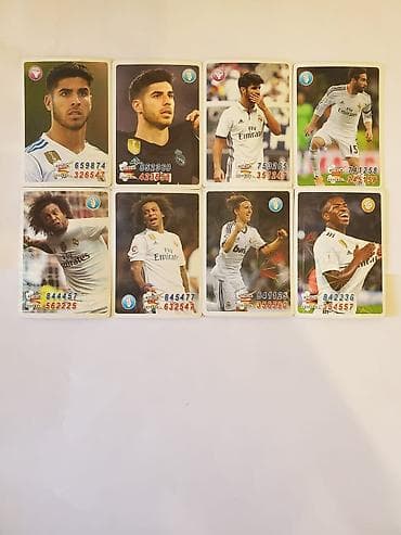 Real Madrid futbol kartları dəsti - Mövzu: Real Madrid FK oyunçu — 2