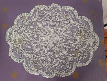 epoxy resin qiymeti: Masa üzəri dekorluq və 6 ədəd boşqab altlığı ortada olan dekorlugun — 3