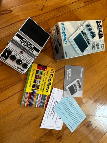 примочка для электрогитары: Digitech X-Series XDD Digidelay Stereo Rəqəmsal Gecikmə Gitara Pedalı — 4