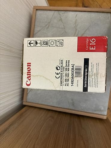 3 birinde printer: Canon E16 orijinal toner kartric - Rəng: Qara (Black) - Model — 4