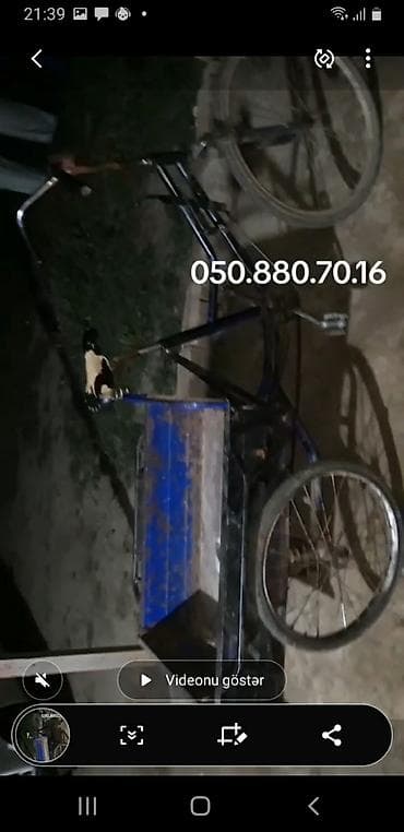 Yükdaşıma üçtəkərli velosiped (kargo velosipedi) - Pedalla idarə lalafo.az -da Yükdaşıma üçtəkərli velosiped (kargo velosipedi) - Pedalla idarə