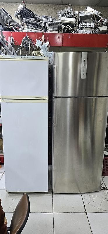 tap.az ucuz soyuducular: Bosch ikikameralı soyuducu (inox) və Nord ikikameralı soyuducu (ağ) – — 1