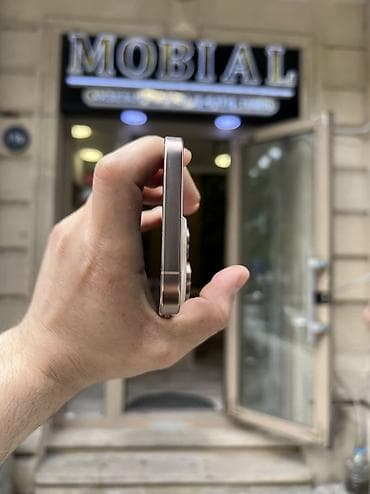 iphone xs pro max: IPhone 16 Pro Max, 256 GB, Desert Titanium, Zəmanət, Simsiz şarj, Face ID — 6
