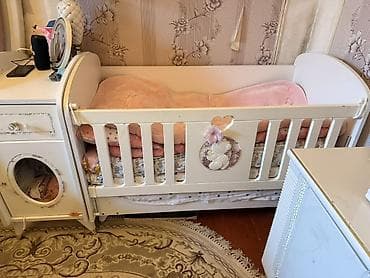 Oğlan və qız üçün, İşlənmiş, Dördbucaq, Beşik, Dəst ilə, Matras ilə, Yellənmə mexanizmsiz