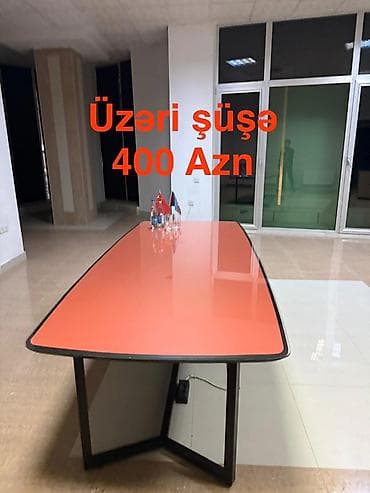 işçi masa: Ofis masaları – müxtəlif modellər 1) Böyük toplantı/konfrans masası - — 1