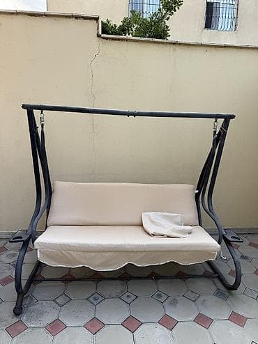 2el mebeler: İşlənmiş, Divan-yelləncək, Zontikli, Metal — 2