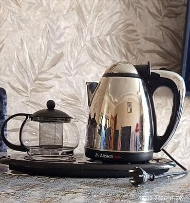 Кухонные плиты и варочные поверхности: Электрочайник Arshia, 1.6 - 2 л — 2