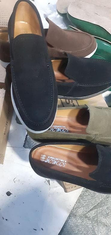 ayqqabi: Məhsul: Kişi loafer ayaqqabıları - Material: yumşaq süet üstlük — 1
