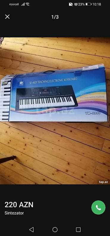midi klavyatura: Синтезатор, Б/у — 1