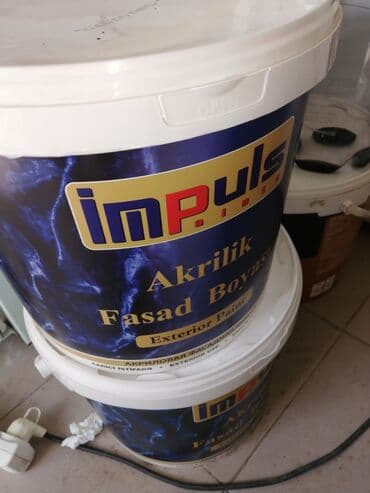 акриловая краска: Акриловая Фасадная краска. Есть в наличии Матовая водоэмульсионная — 1