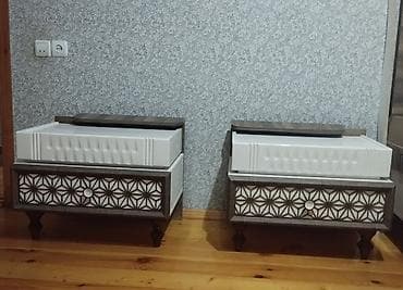 alaca mebel: Qonaq otağı üçün mebel dəsti Tərkib: - TV stendi: ağ üst panel və — 3