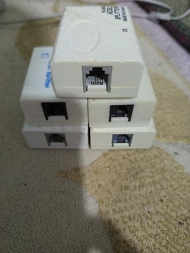 ADSL splitterlər (telefon/xət) – bir neçə ədəd - Tip: ADSL/POTS