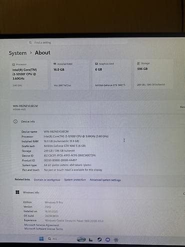 ssd: Sadece pc ve monitor satilir klaviya mouse qulaqliq olar aid deyil 6 — 5