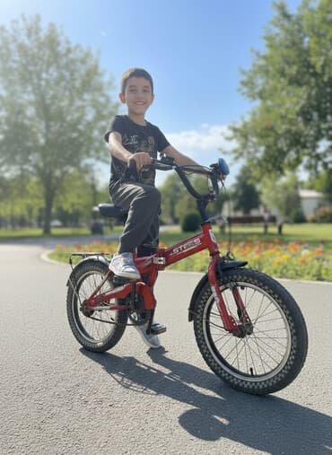 uşaq kurtkasi: İki təkərli Uşaq velosipedi Stels, 16", sürətlərin sayı: 1, Ünvandan götürmə, Ödənişli çatdırılma — 1
