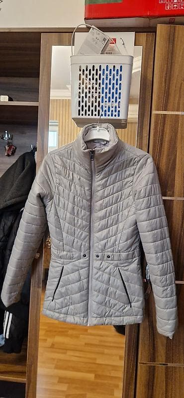 the nort face: The North Face qadın şişmə gödəkçə - Rəng: açıq boz - Ölçü: XS — 1