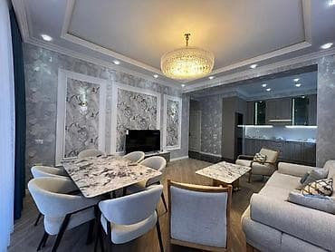 Mənzillər: İcarəyə verilir 3 otaqlı yeni tikili 125 m², Ağ şəhər q. Kateqoriya — 4