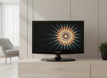 crt televizor: İşlənmiş Televizor Samsung LCD 24" HD (1366x768), Ünvandan götürmə, Ödənişli çatdırılma — 1
