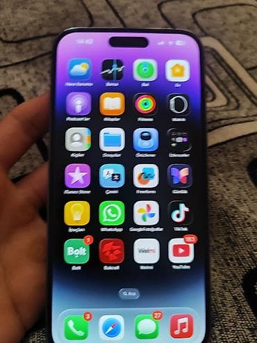 iphone ağdaş: IPhone 14 Pro, 128 GB, Deep Purple — 2
