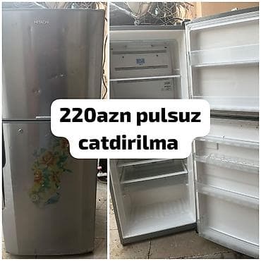 Hitachi iki kamerali soyuducu - Üst kamera: soyutma bölməsi, çoxrəfli