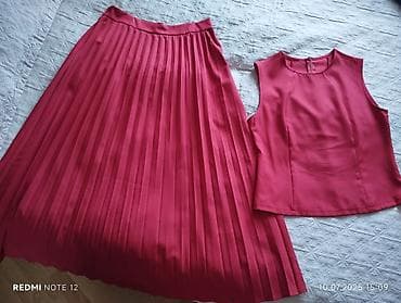 Qadınlar üçün iki hissəli dəst – tünd çəhrayı (qızılgül çaları). -