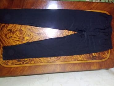 Qara rəngli idman şalvarı - Model: dar kəsimli, elastik bel hissəli -