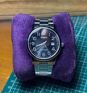 ag saat: Qol saatı, Casio, rəng - Qara — 1