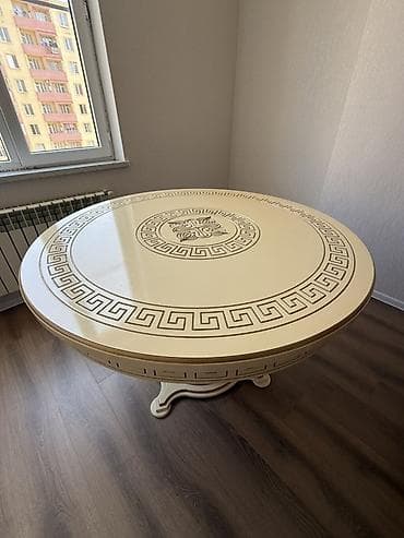 divan ucun parcalar: Klassik masa, Açılmayan, MDF, Yumru masa — 2