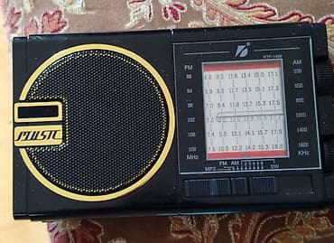 Portativ radioqəbuledici – KTF-1490 - FM/AM/SW dalğa diapazonları: FM