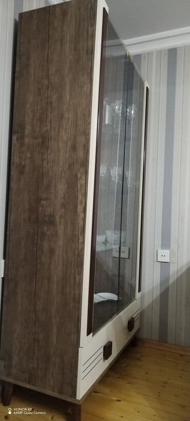 Açılan, 2 qapılı Düz dolab