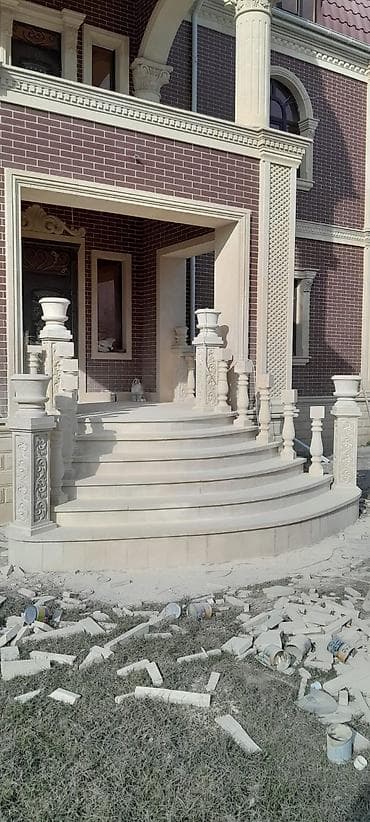 Клининговые услуги: Fasad və dekorativ daş işləri – təbii daşdan oyma elementlər — 7