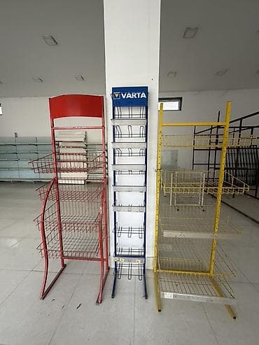 hamam ref: Mağaza üçün vitrin və rəf sistemləri - Metal divar tipli market — 10