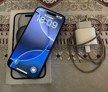 iphone 6s pulus: IPhone 15, 128 GB, Midnight, Simsiz şarj, Face ID, Sənədlərlə — 1
