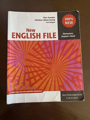 i̇ngilis: ENDİRİM olar Məhsul: New English File – Elementary Student’s Book — 1