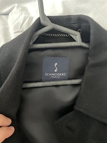 uzun paltolar: Schneiders Salzburg kişi palto - Rəng: qara - Kəsim: klassik düyməli — 2