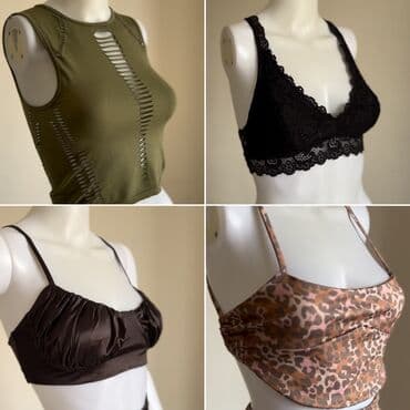 3 duymə koynək: Koftalar & croplar — 6